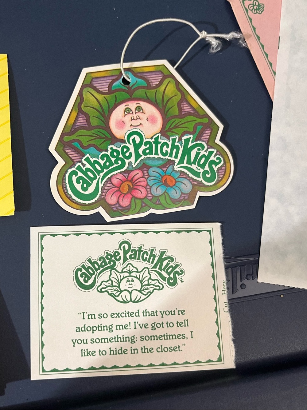 Cabbage Patch Kids Red Hair w/ Green Eyes and Track Jacket (1983)-Issabel Ranna - Picture 8 of 9